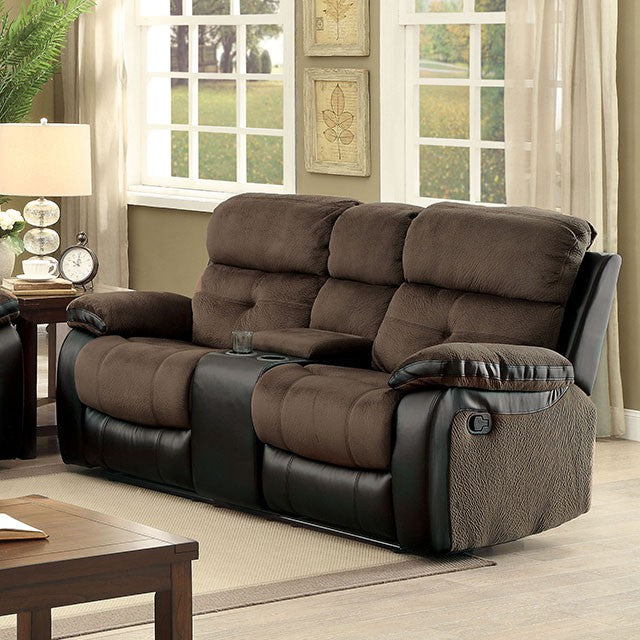 Hadley Love Seat w Console - Marjories Furniture (Las Vegas, NV)