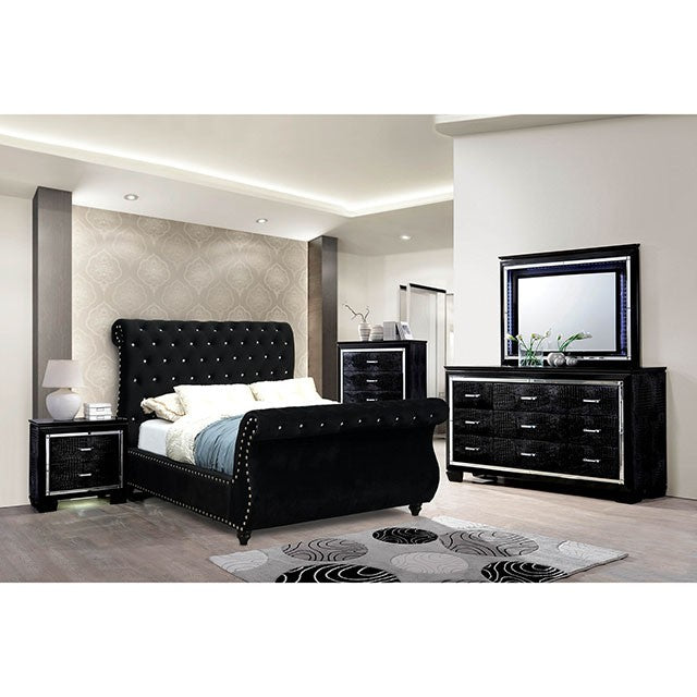 NOELLA Cal.King & Queen Bed - Marjories Furniture (Las Vegas, NV)
