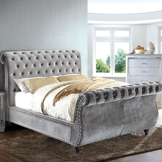 NOELLA Cal.King & Queen Bed - Marjories Furniture (Las Vegas, NV)