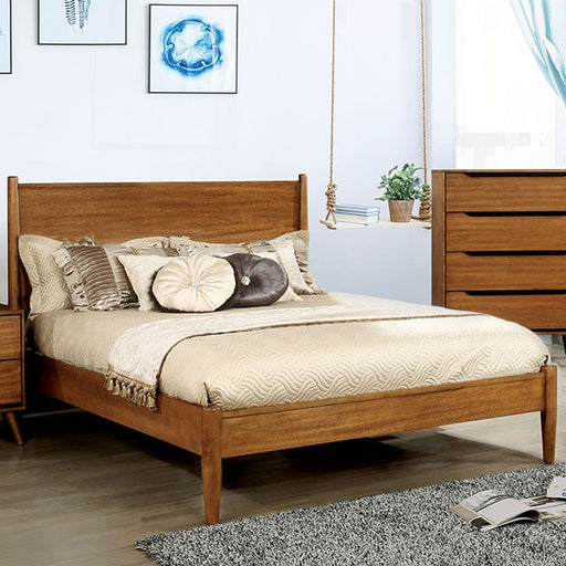 Lennart Bed Oak, Black, Gray, & White - Marjories Furniture (Las Vegas, NV)