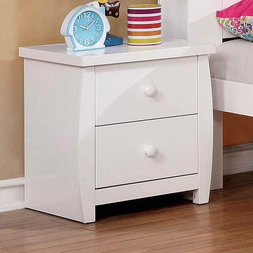 Marlee White Night Stand - Marjories Furniture (Las Vegas, NV)