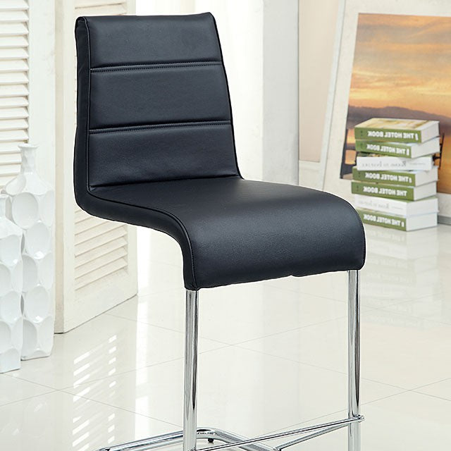 Mauna Counter Ht. Chair (2/Box) Black - Marjories Furniture (Las Vegas, NV)