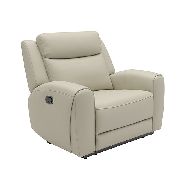 Jacobus Manual Recliner - Leather - Marjories Furniture (Las Vegas, NV)