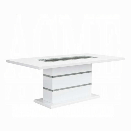 Elizaveta Dining Table With Pedestal Base - Marjories Furniture (Las Vegas, NV)