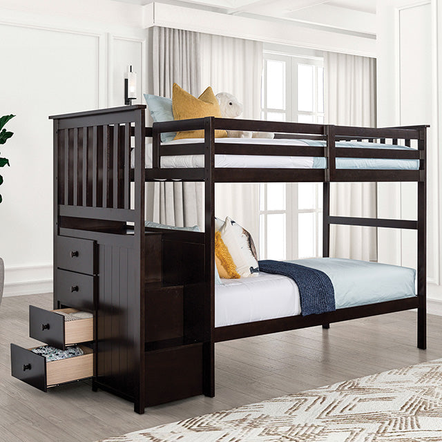 Ontario Twin/Twin Bunk Bed - Marjories Furniture (Las Vegas, NV)