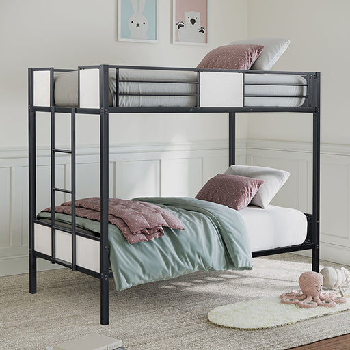 Molton Twin/Twin Metal Bunkbed - Marjories Furniture (Las Vegas, NV)