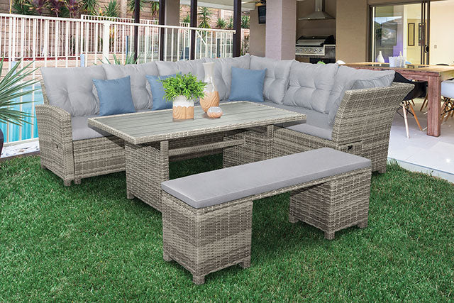 Malia Patio Dining Table - Marjories Furniture (Las Vegas, NV)