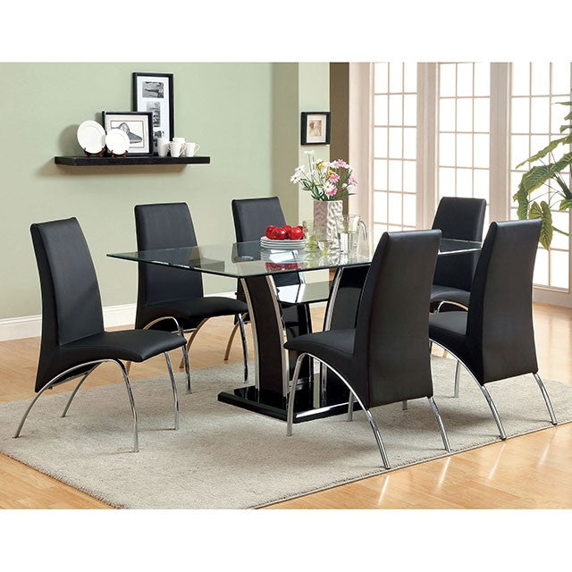 Mauna Black Side Chair - Marjories Furniture (Las Vegas, NV)