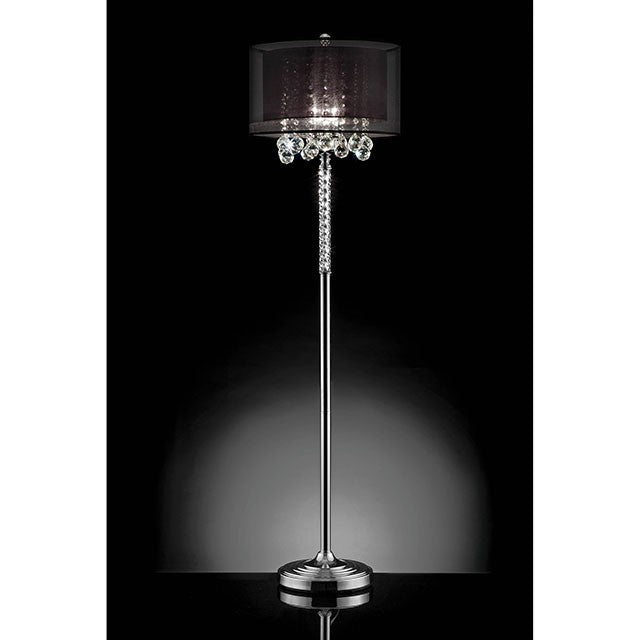 Ivy Chrome Floor Lamp - Marjories Furniture (Las Vegas, NV)