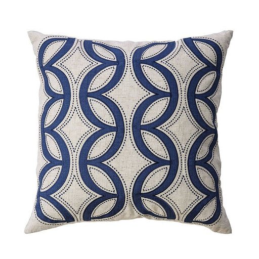 Teri Natural/Indigo 20" X 20" Pillow, Natural & Indigo (2/CTN) - Marjories Furniture (Las Vegas, NV)