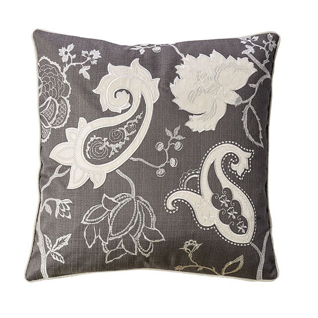 Nana Gun Metal 20" X 20" Pillow, Gunmetal (2/CTN) - Marjories Furniture (Las Vegas, NV)