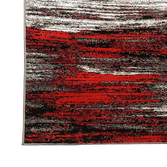 Sivas Gray/Red 5' X 8' Area Rug - Marjories Furniture (Las Vegas, NV)