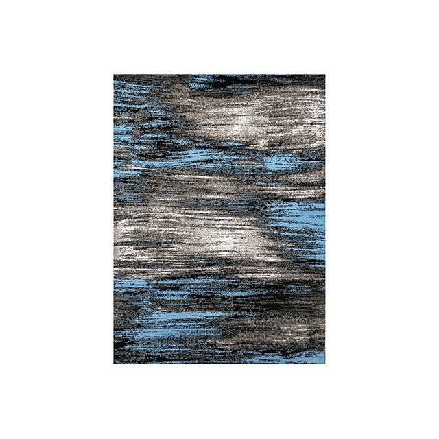 Sivas Area Rug Black and Blue - Marjories Furniture (Las Vegas, NV)