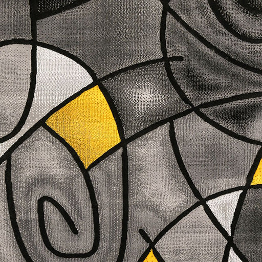 Sivas Charcoal Yellow 8' X 10' Area Rug - Marjories Furniture (Las Vegas, NV)