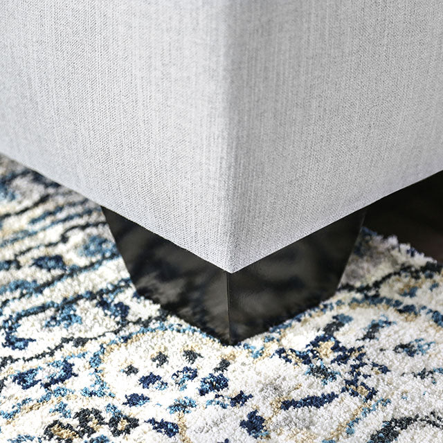 Ornella Light Gray/Blue Sectional - Marjories Furniture (Las Vegas, NV)