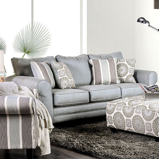 Misty Blue Gray Sofa - Marjories Furniture (Las Vegas, NV)