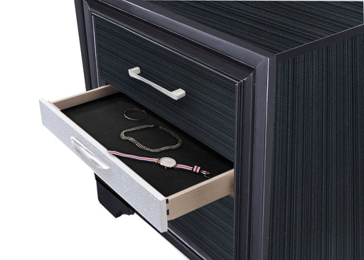 Naima Black Nightstand - Marjories Furniture (Las Vegas, NV)