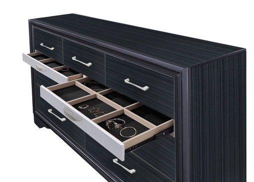 Naima Black Dresser - Marjories Furniture (Las Vegas, NV)