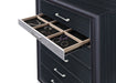 Naima Black Chest - Marjories Furniture (Las Vegas, NV)