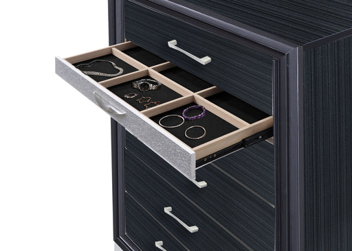 Naima Black Chest - Marjories Furniture (Las Vegas, NV)