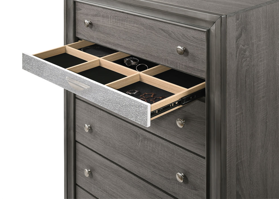 Naima Gray Chest - Marjories Furniture (Las Vegas, NV)