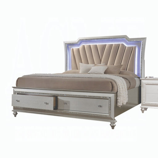 Kaitlyn CK Bed With Led and Storage - Marjories Furniture (Las Vegas, NV)