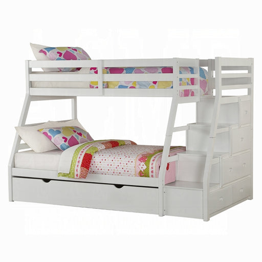 Jason Twin-Full Bunk Bed With Trundle and Storage - Marjories Furniture (Las Vegas, NV)
