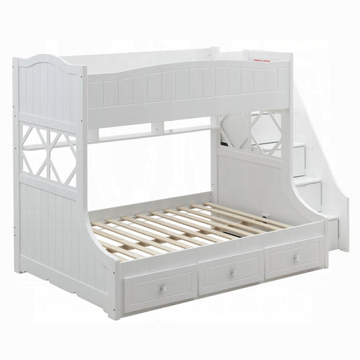 Meyer Twin-Full Bunk Bed With Storage - Marjories Furniture (Las Vegas, NV)