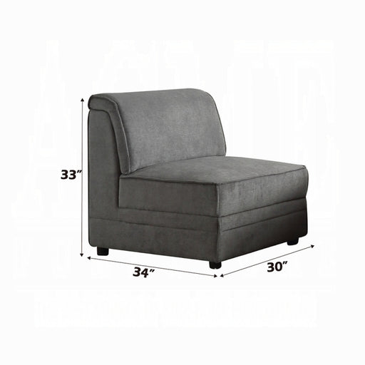 Bois Modular-Armless Chair - Marjories Furniture (Las Vegas, NV)