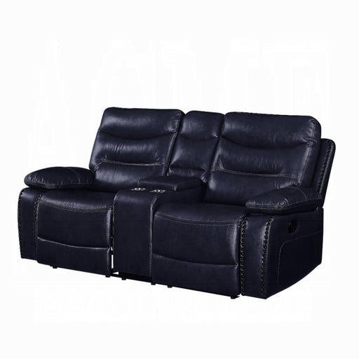Aashi Motion Loveseat With Console - Marjories Furniture (Las Vegas, NV)