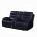 Aashi Motion Loveseat With Console - Marjories Furniture (Las Vegas, NV)