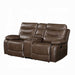 Aashi Motion Loveseat With Console - Marjories Furniture (Las Vegas, NV)