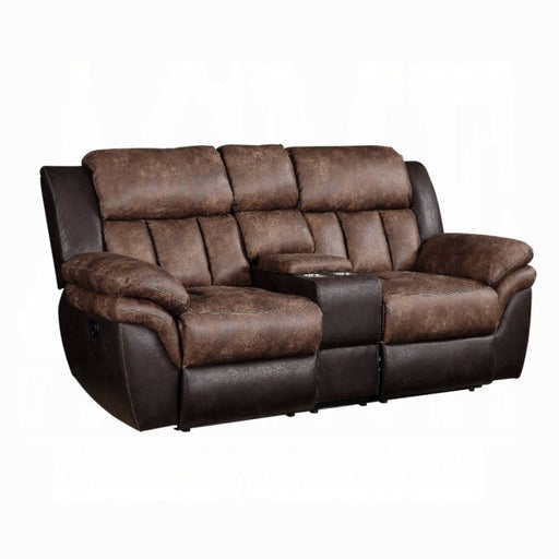 Jaylen Motion Loveseat With Console - Marjories Furniture (Las Vegas, NV)