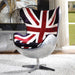 Brancaster British Flag Accent Chair With Swivel - Marjories Furniture (Las Vegas, NV)