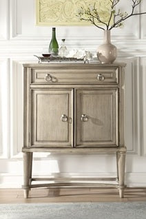Wynsor Antique Champagne Wine Cabinet - Marjories Furniture (Las Vegas, NV)