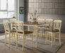 Dylan Buttermilk & Oak Counter Height Table - Marjories Furniture (Las Vegas, NV)