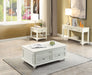 Natesa White Washed Coffee Table - Marjories Furniture (Las Vegas, NV)