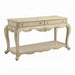 Ragenardus Antique White Sofa Table - Marjories Furniture (Las Vegas, NV)