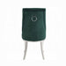 Dekel Green Fabric & Stainless Steel Side Chair - Marjories Furniture (Las Vegas, NV)