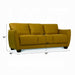 Valeria Mustard Leather Sofa - Marjories Furniture (Las Vegas, NV)