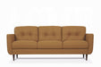 Radwan Camel Leather Sofa - Marjories Furniture (Las Vegas, NV)