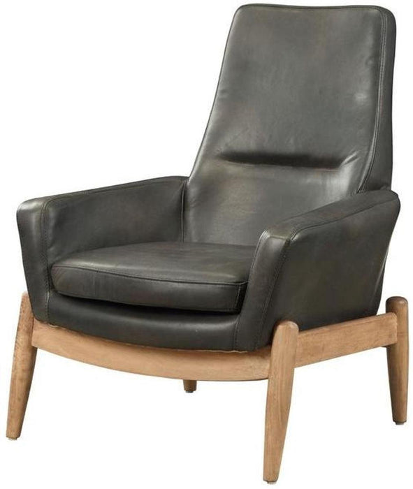 Acme Dolphin Accent Chair in Black 59533 - Marjories Furniture (Las Vegas, NV)