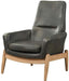 Acme Dolphin Accent Chair in Black 59533 - Marjories Furniture (Las Vegas, NV)