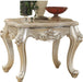 Acme Furniture Bently End Table in Marble/Champagne 81667 - Marjories Furniture (Las Vegas, NV)