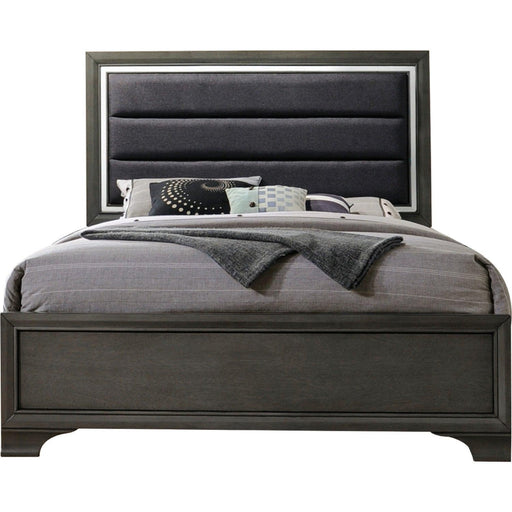 Acme Furniture Carine II Queen Panel Bed in Gray 26260Q - Marjories Furniture (Las Vegas, NV)