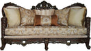 Acme Furniture Devayne Sofa with 6 Pillows in Dark Walnut 50685 - Marjories Furniture (Las Vegas, NV)