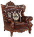 Acme Furniture Eustoma Chair in Cherry and Walnut 53067 - Marjories Furniture (Las Vegas, NV)