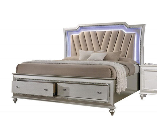 Acme Furniture Kaitlyn Queen Storage Bed in Champagne - Marjories Furniture (Las Vegas, NV)