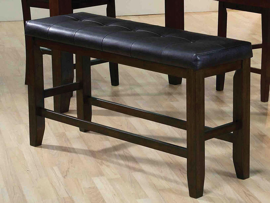 Acme Furniture Urbana Bench in Black and Espresso 74625 - Marjories Furniture (Las Vegas, NV)