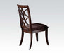 Acme Keenan Dining Side Chairs (Set of 2) in Dark Walnut 60257 - Marjories Furniture (Las Vegas, NV)